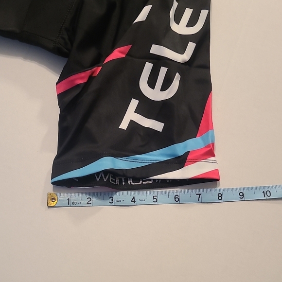 Weimostar Black Athletic Shorts with Pink and Blue Accents NWOT Size XL Cool Max - Picture 8 of 10